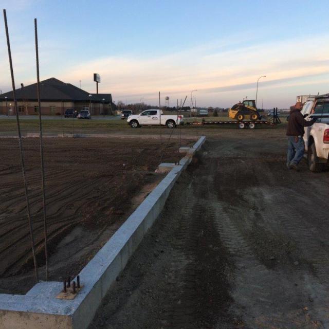 Backfill of floor has been completed.  We're ready for the concrete floor and the metal building, which won't arrive until mid-late December.
